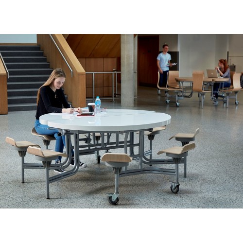 8 Seat Primo Round Mobile Folding Table
